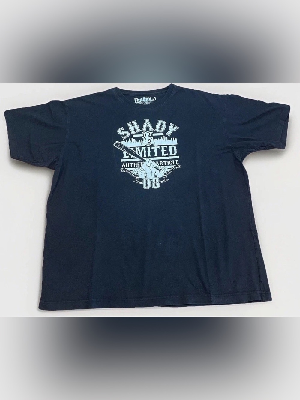 Y2K Shady Limited T-Shirt Size 2XL Eminem Tee Rap Hip Hop Black